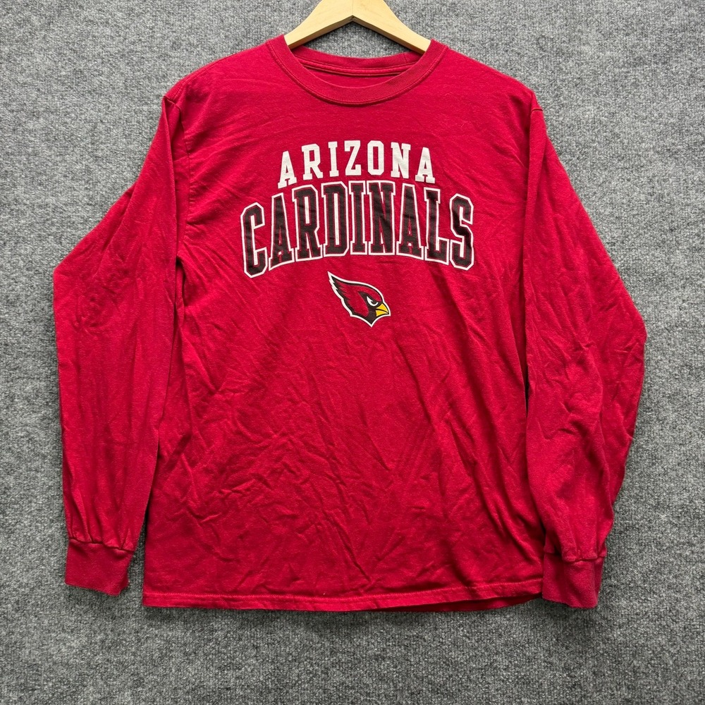 NFL Pro Line Fanatics T-Shirt Men's Size M Red Long Sleeve Arizona Cardinals Tee